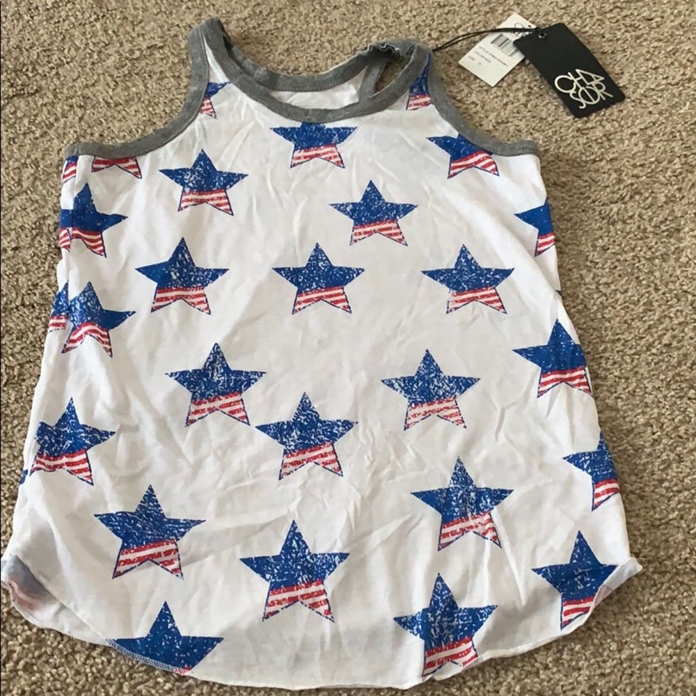 Chaser American flag tee